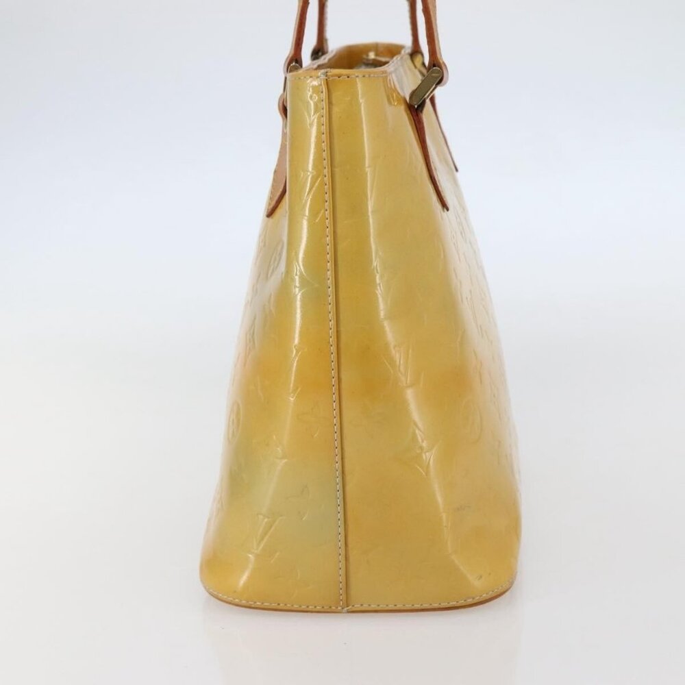 LOUIS VUITTON Monogram Vernis Houston Hand Bag Gris LV Auth - Picture 5 of 16